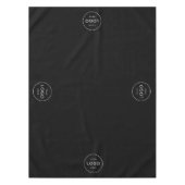 Business-Restaurant des Unternehmens mit kundenspe Tischdecke (Vorderseite)