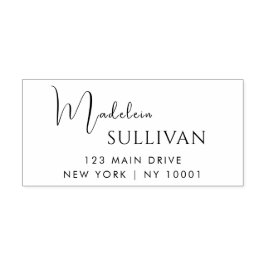 Business Return Adress Beruflich modern Permastempel