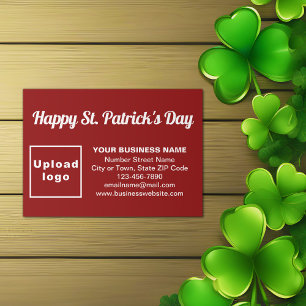 Business Saint Patrick Greeting Begleitkarte