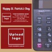 Business Saint Patrick Greeting Begleitkarte