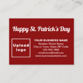 Business Saint Patrick Greeting Begleitkarte (Vorderseite)
