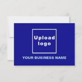 Business Saint Patrick Small Blue Flat Card (Rückseite)