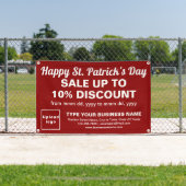 Business Saint Patrick Verkauf auf Red Rectangle Banner (Insitu)