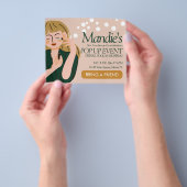 Business Salon Esthetician Pop Beauty Event Flyer (Gruppe)