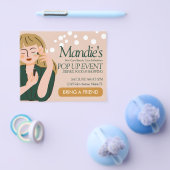 Business Salon Esthetician Pop Beauty Event Flyer (Einzeln)