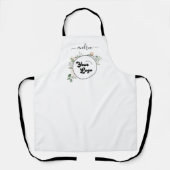 Business Salon für Blumenmuster Friseursalon Schürze (Vorderseite)