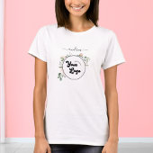 Business Salon für Blumenmuster Friseursalon T-Shirt