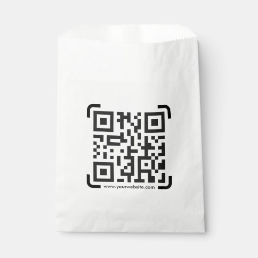 Business Scan Me QR-Code-Website Geschenktütchen (Vorderseite)