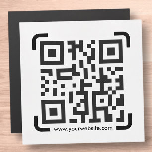 Business Scan Me QR Code Website Modern Card Magnetkarte