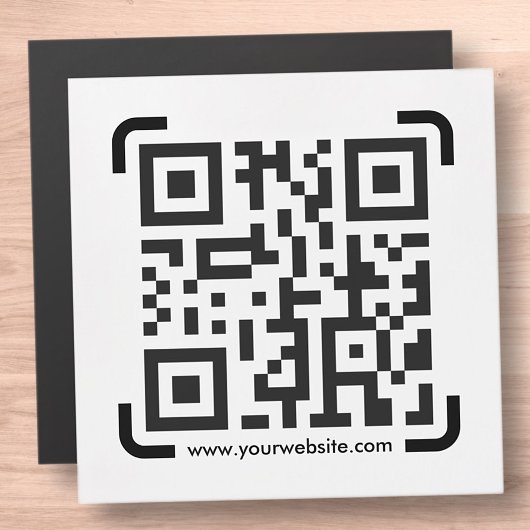 Business Scan Me QR Code Website Modern Card Magnetkarte
