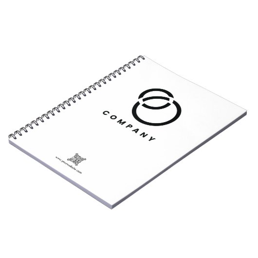 Business Scan Me QR-Code-Website Notizblock (Linke Seite)