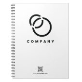 Business Scan Me QR-Code-Website Notizblock (Vorderseite)