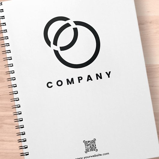 Business Scan Me QR-Code-Website Notizblock