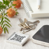 Business Scan Me QR-Code-Website Schlüsselanhänger (Seite)