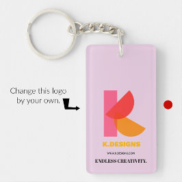 Business Schlüsselanhänger minimaler schwarzer Hin