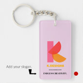 Business Schlüsselanhänger minimaler schwarzer Hin