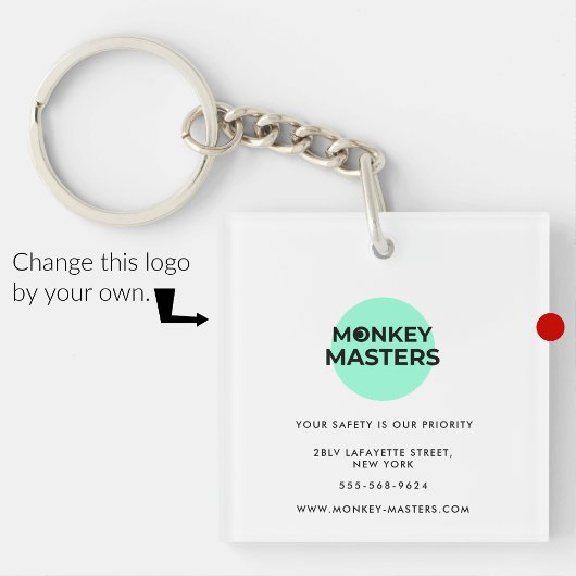 Business Schlüsselanhänger minimalistisch alles ga