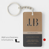 Business Schlüsselanhänger minimalistisch, einfach