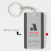 Business Schlüsselanhänger minimalistisch, schlich