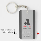 Business Schlüsselanhänger minimalistisch, schlich