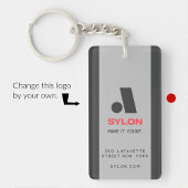 Business Schlüsselanhänger minimalistisch, schlich