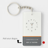 Business Schlüsselanhänger minimalistisch schlicht