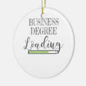 Business School Student Geschenk Business Degree L Keramik Ornament (Links)