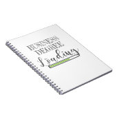 Business School Student Geschenk Business Degree L Notizblock (Rechte Seite)