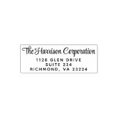 Business Script-Rücksendeadresse Permastempel (Design)