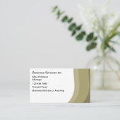 Business Services Moderne Visitenkarte (Stehend Vorderseite)