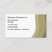 Business Services Moderne Visitenkarte (Vorderseite)
