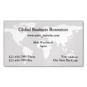 Business Shipping & Logistics Service Magnetische Visitenkarte (Vorderseite)