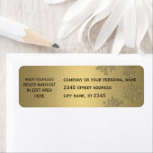 Business simple / insert logo goldene Schneeflocke (Insitu)