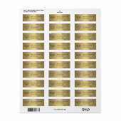 Business simple / insert logo goldene Schneeflocke (Vorne)