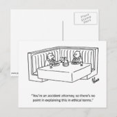 Business Spaß Postcard "Percenters" Postkarte (Vorne/Hinten)