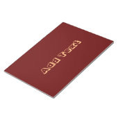 Business-Stationery zum Hinzufügen von Textausdruc Notizblock (angewinkelt)