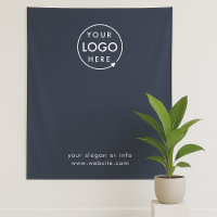 Business Step und Repeat Blue Foto Backdrop