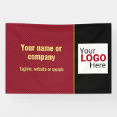 Business Strip in Red / Black - Smart Company Banner (Horizontal)