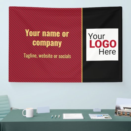 Business Strip in Red / Black - Smart Company Banner (Messe)