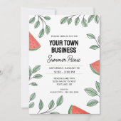 Business Summer Picnic Watermelon Einladung (Vorderseite)