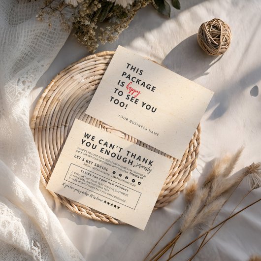 Business Thank You Card Dankeskarte