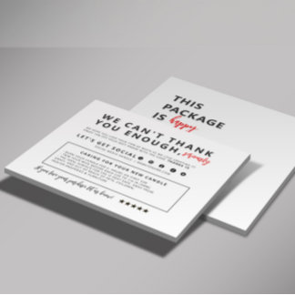 Business Thank You Card Dankeskarte