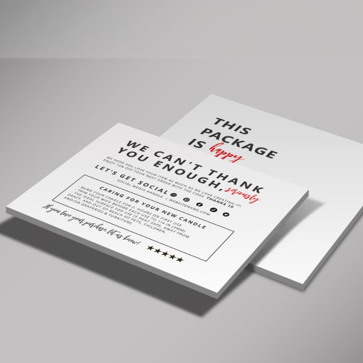 Business Thank You Card Dankeskarte