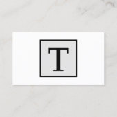 Business Thought Leader Business Card Visitenkarte (Rückseite)