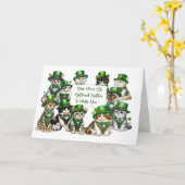 Business to Boss St Patricks Day von der Gruppe Ka Karte (Gelbe Blume)