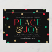 Business-Urlaubskarte für die Radiosaison Feiertagskarte (Vorne/Hinten)