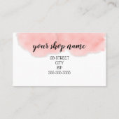 Business verweisen Sie Marketing-Rabatt für Freund Empfehlungskarte (Rückseite)