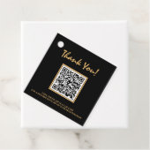 *~* Business Vielen Dank Barcode QR Code Geschenk- Geschenkanhänger (Beispiel)
