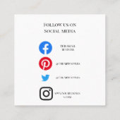 Business Vielen Dank Einlegen der Karte moderne Ve (Rückseite)