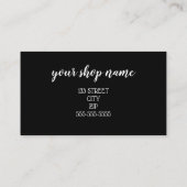 Business Vielen Dank für Ihre Bestellung Marketing Empfehlungskarte (Rückseite)